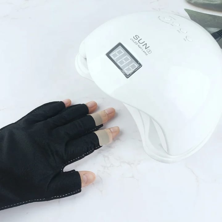 Gants Anti-UV pour Lampe à Ongles – Protégez vos mains en beauté ✨