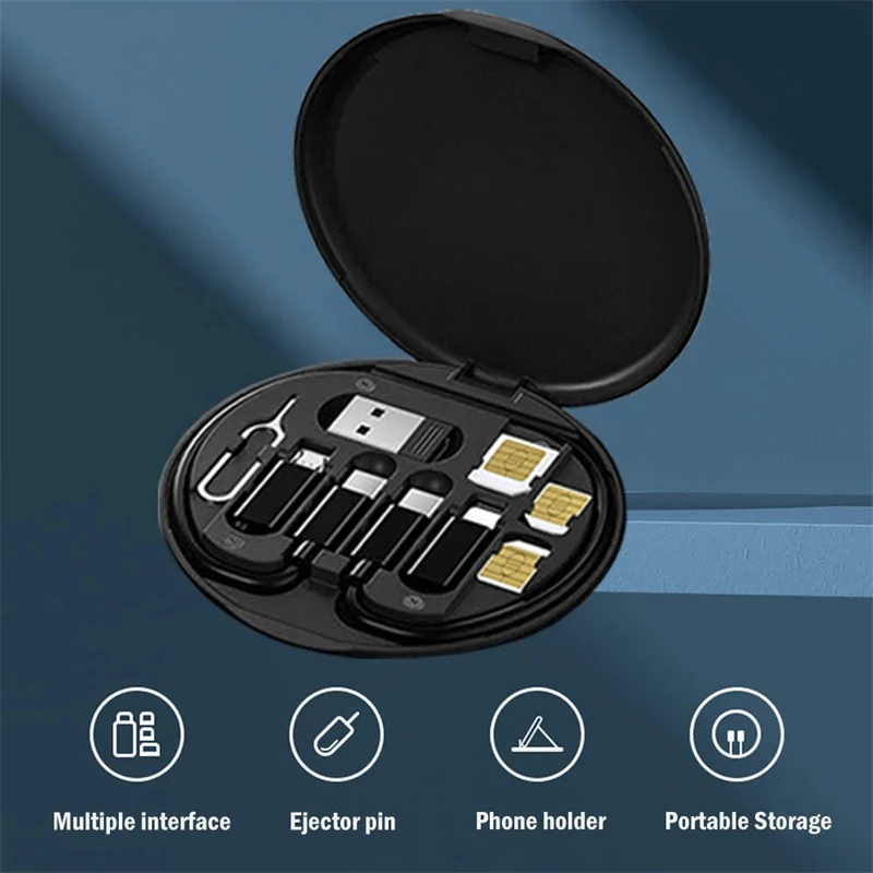 Kit de Charge Universel 6-en-1 avec Support Téléphone Intégré – Image 3