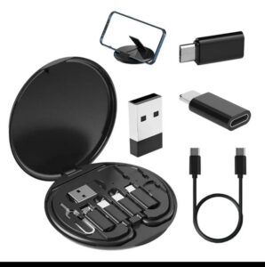 Kit de Charge Universel 6-en-1 avec Support Téléphone Intégré