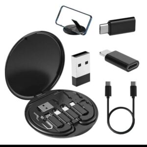 Kit de Charge Universel 6-en-1 avec Support Téléphone Intégré